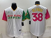 San Diego Padres #38 Jorge Alfaro White 2022 City Connect Cool Base Stitched Jersey,baseball caps,new era cap wholesale,wholesale hats